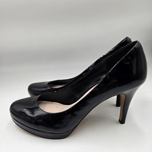 VINCE CAMUTO Patent Leather Heel Platform Women’s Shoes Size 9.5 Stilettos - Picture 3 of 7